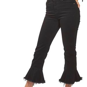 Topshop Moto Cropped Jeans with Flare